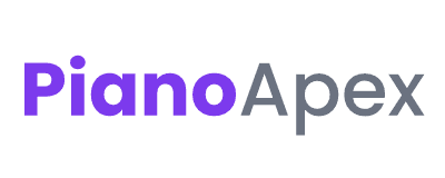 PianoApex logo — the PianoApex wordmark (Digital Pianos)